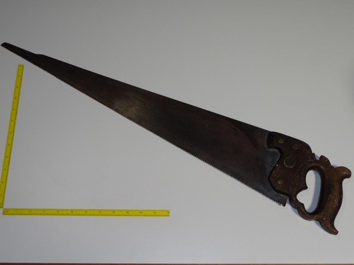 Antique disston handsaw - antique,